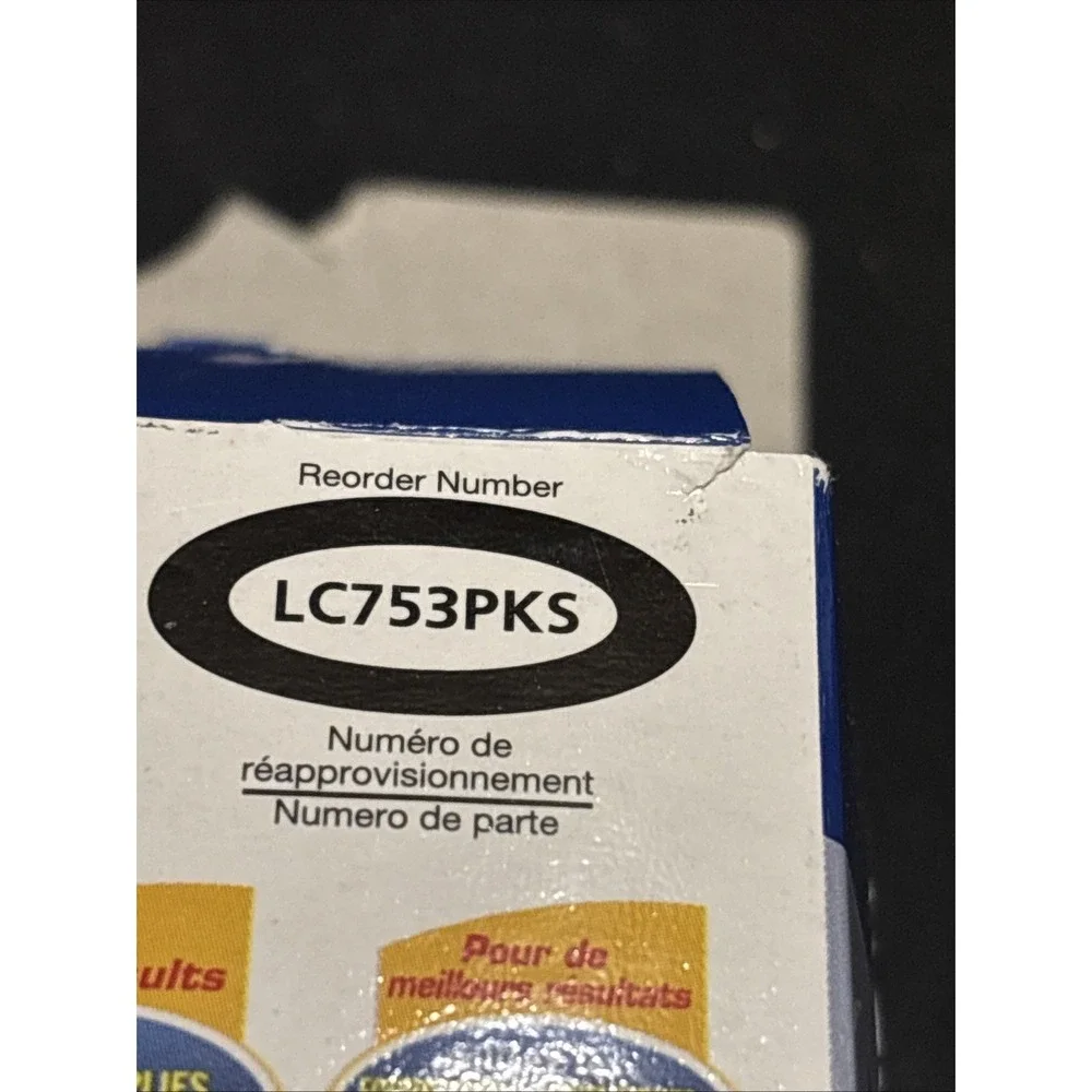 Genuine Brother LC75CL XL Color Ink 3-Pack OEM Sealed Expired 10/2013 LC753PKS